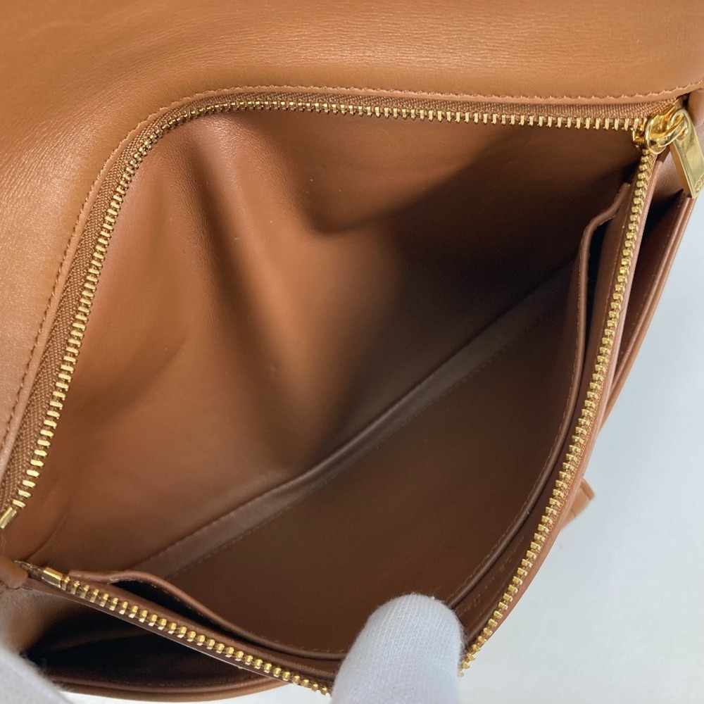 CHRISTIAN DIOR Brown Leather Shoulder Bag - Picture 8 of 14